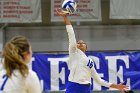 Volleyball vs Babson  Wheaton Women's Volleyball vs Babson College. - Photo by Keith Nordstrom : Wheaton, Volleyball, VB